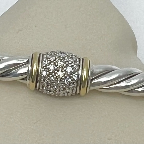 DAVID YURMAN Sterling Silver
Diamond 6mm Metro Cable Station - Picture 7 of 11